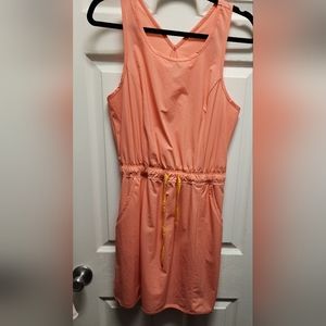 Coral Dress w/pockets